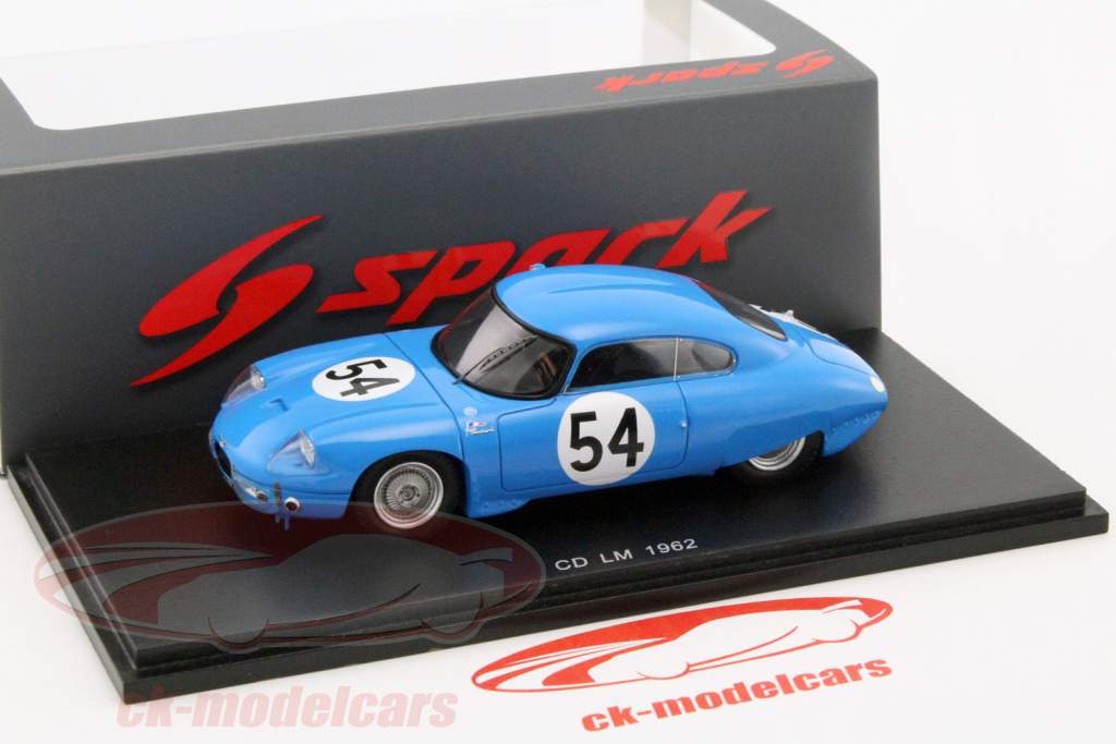 CD Dyna #54 24h LeMans 1962 Lelong, Hanrioud 1:43 Spark