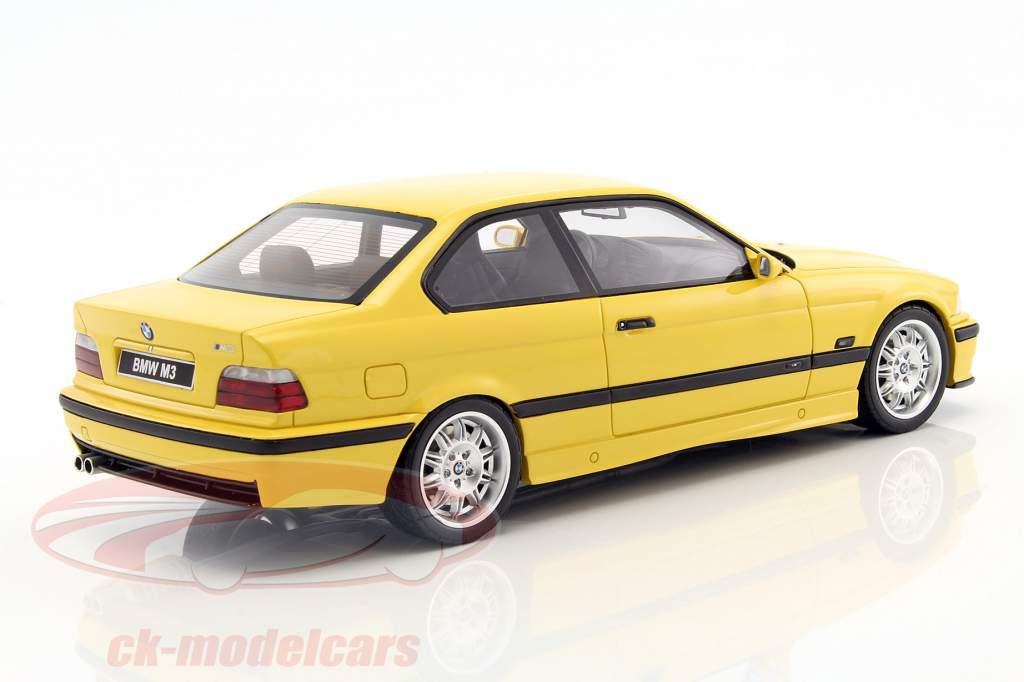 BMW M3 E36 Coupe año de construcción 1995 amarillo 1:18 OttOmobile