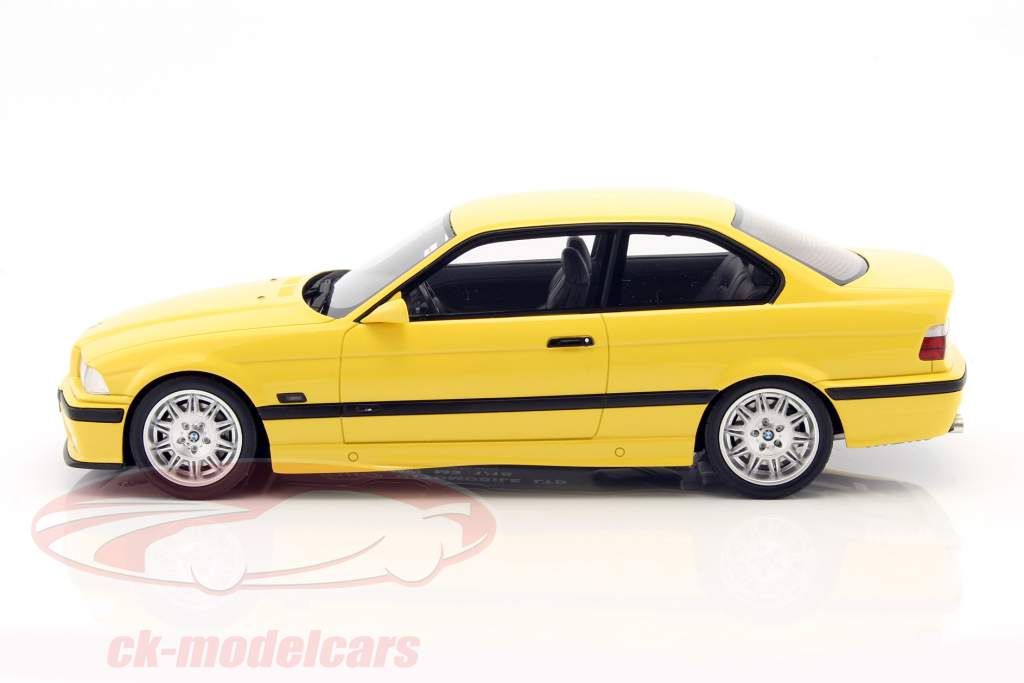 BMW M3 E36 Coupe año de construcción 1995 amarillo 1:18 OttOmobile