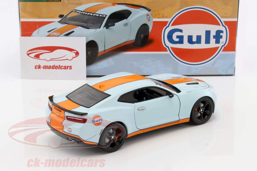 Chevrolet Camaro SS année de construction 2017 Gulf version 1:24 Greenlight
