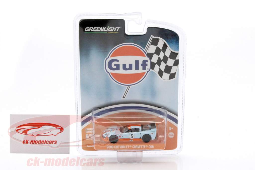 Chevrolet Corvette C6R #5 année de construction 2009 Gulf Version 1:64 Greenlight