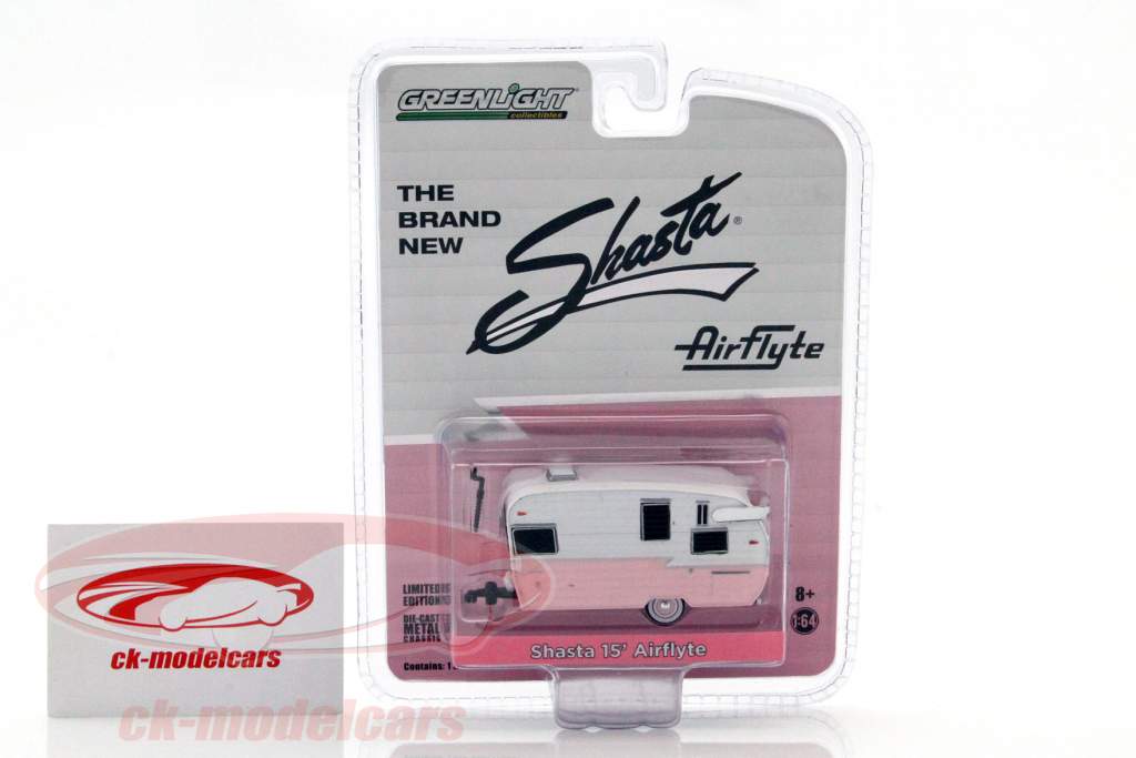 Shasta Air Flyte blanco / rosa 1:64 Greenlight