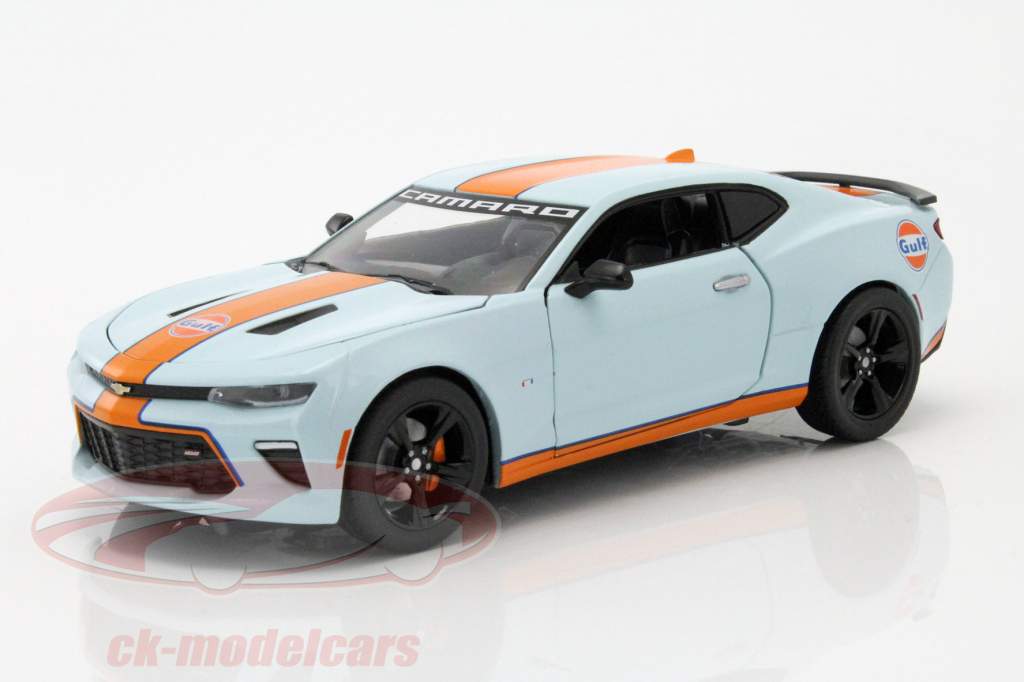 Chevrolet Camaro SS 築 2017 Gulf バージョン 1:24 Greenlight