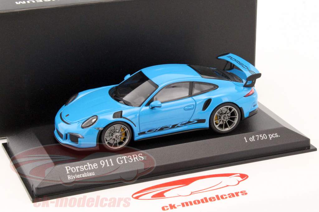 MINICHAMPS ミニチャンプス 991.1 GT3RS リビエラブルー