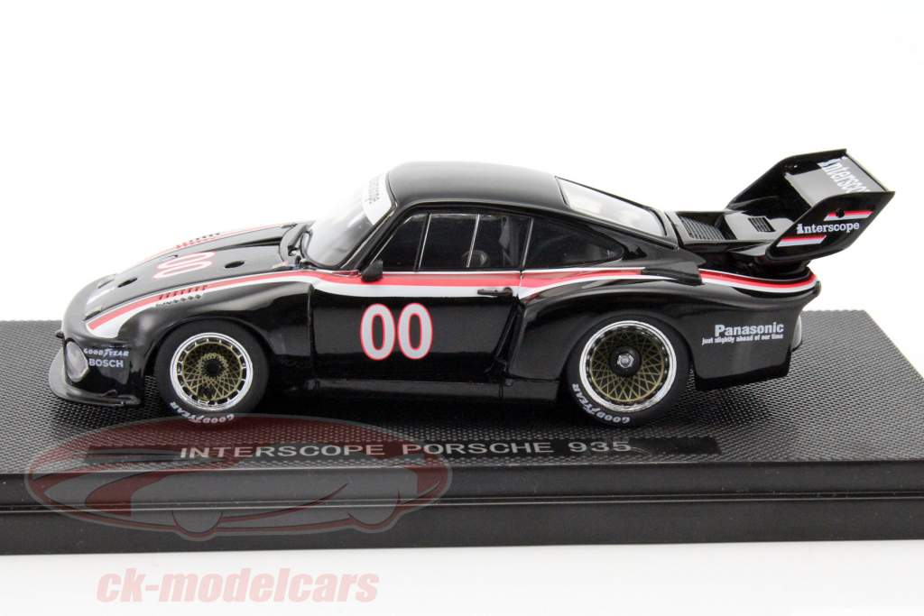 Porsche 935 Interscope год 1977 черный 1:43 Ebbro