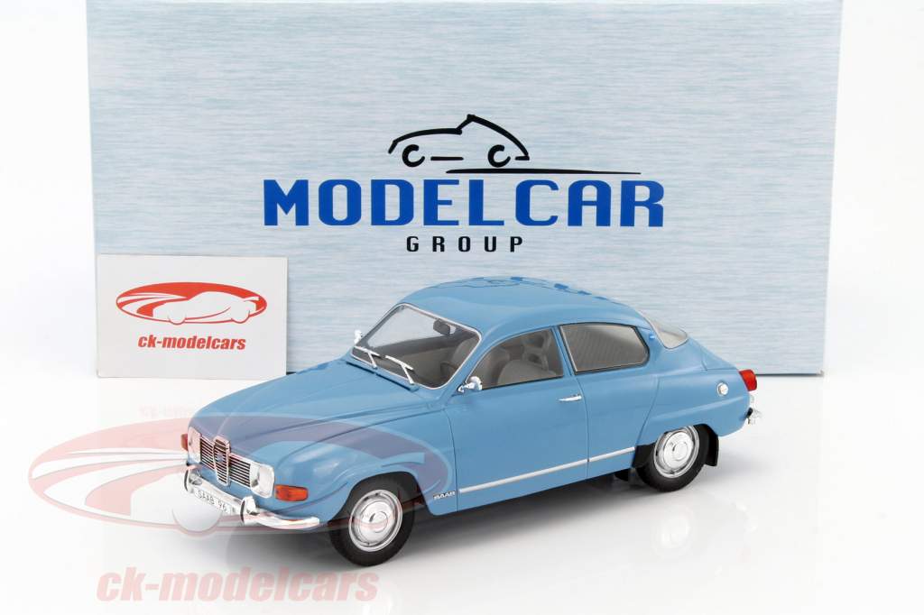 Saab 96 V4 blu 1:18 ModelCar Group