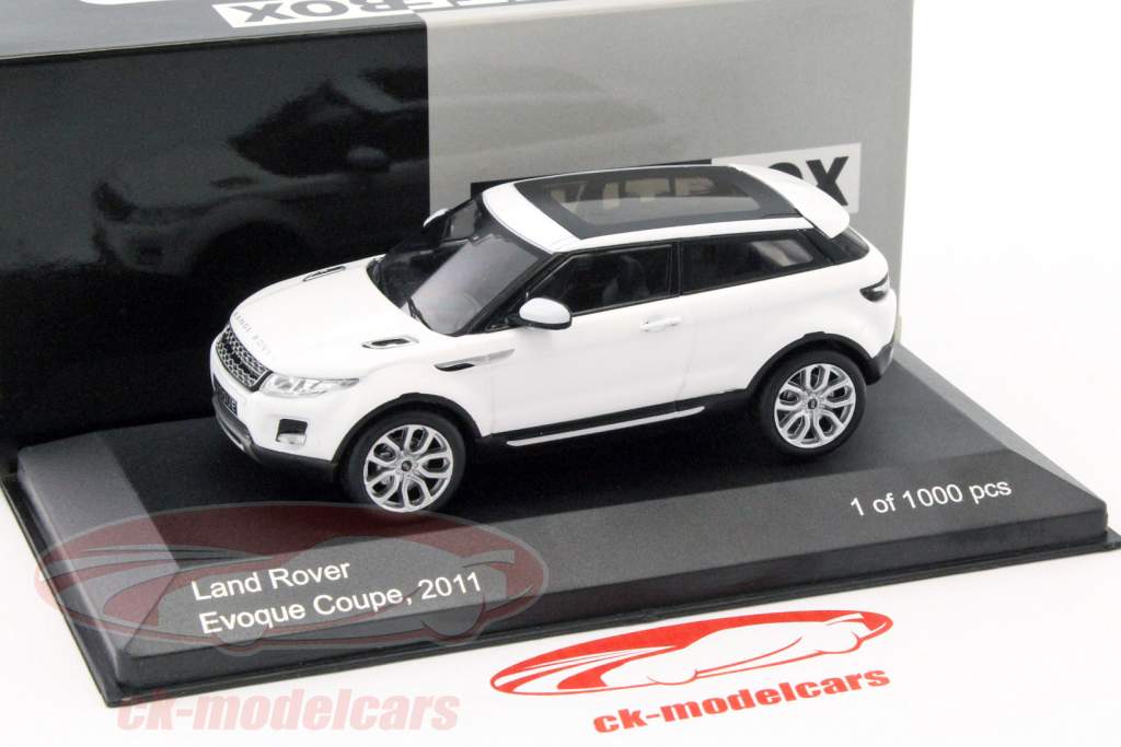 Land Rover Range Rover Evoque Coupe 年 2011 白 1:43 WhiteBox