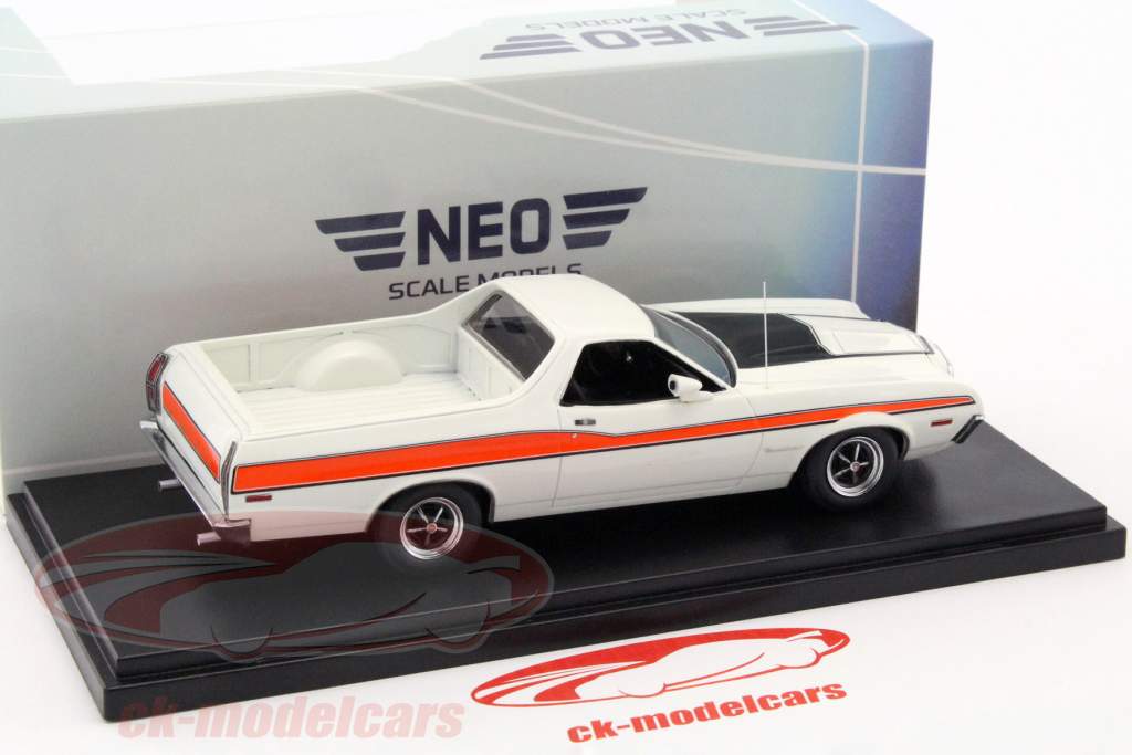 Ford Ranchero GT 白 / 橙 1:43 Neo