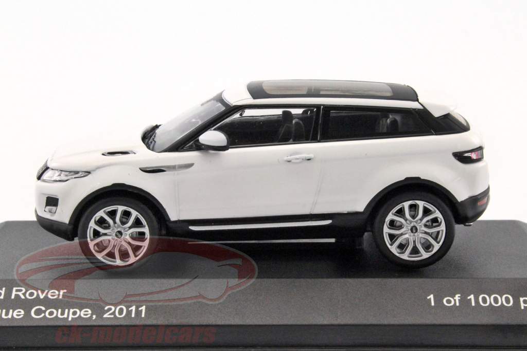 Land Rover Range Rover Evoque Coupe 年 2011 白 1:43 WhiteBox