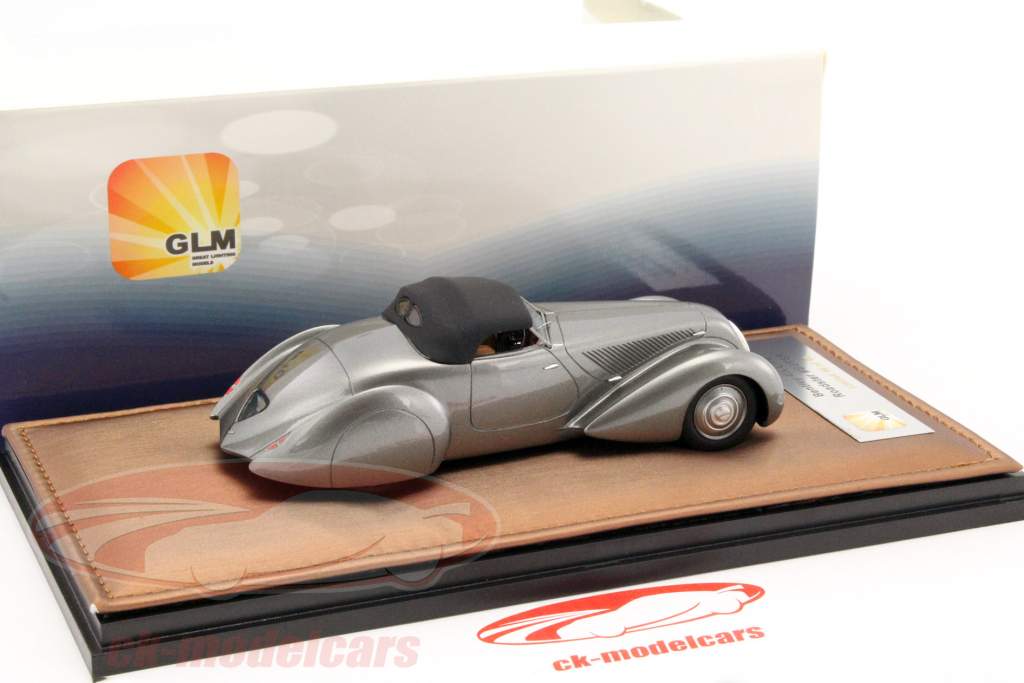 Bentley 4,25 Litre Roadster (closed) серый металлический 1:43 GLM