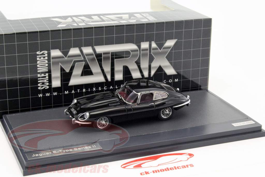 Jaguar E-Type Series II Coupe schwarz 1:43 Matrix