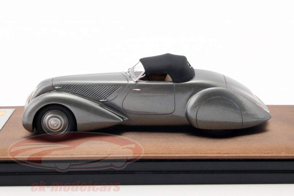 Bentley 4,25 Litre Roadster (closed) серый металлический 1:43 GLM