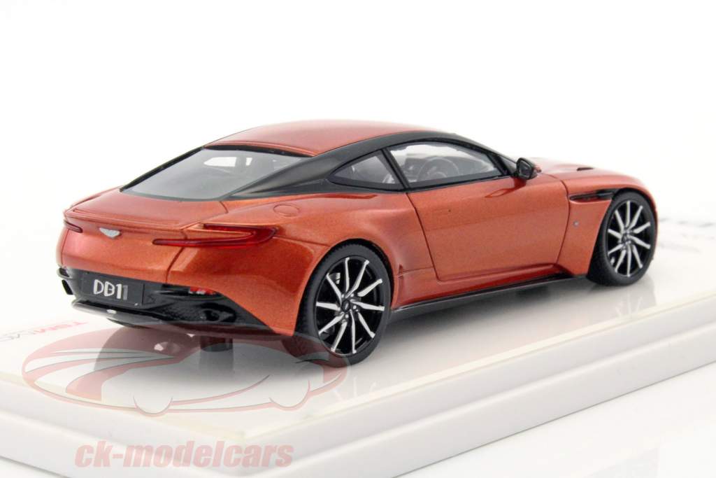Aston Martin DB11 year 2017 cinnabar orange 1:43 TrueScale