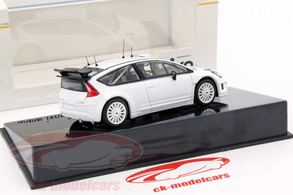 Citroen C4 WRC Rally Spec Plain Body Version 白 1:43 Ixo