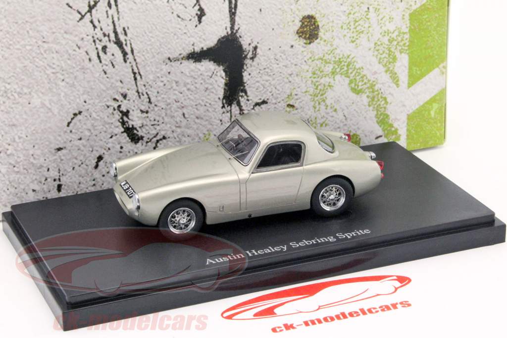 Austin Healey Sebring Sprite year 1960 silver 1:43 AutoCult
