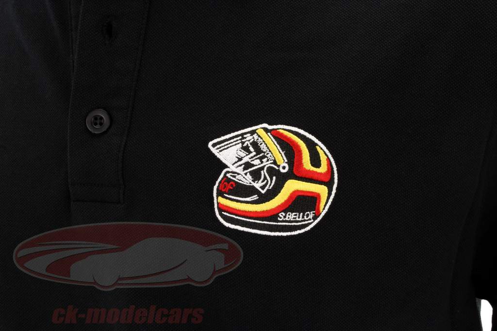Stefan Bellof ポロシャツ ヘルメット Classic Line 黒