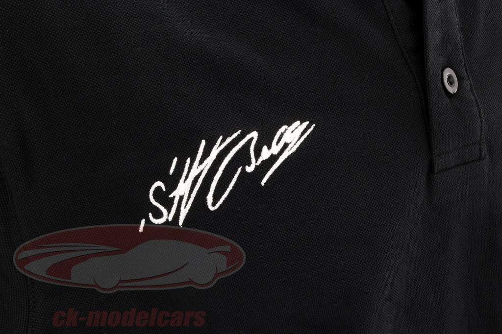 Stefan Bellof poloshirt hjelm Classic Line sort