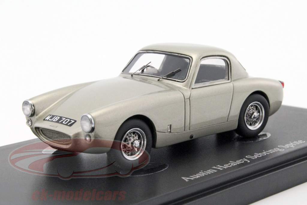 Austin Healey Sebring Sprite Год постройки 1960 серебро 1:43 AutoCult