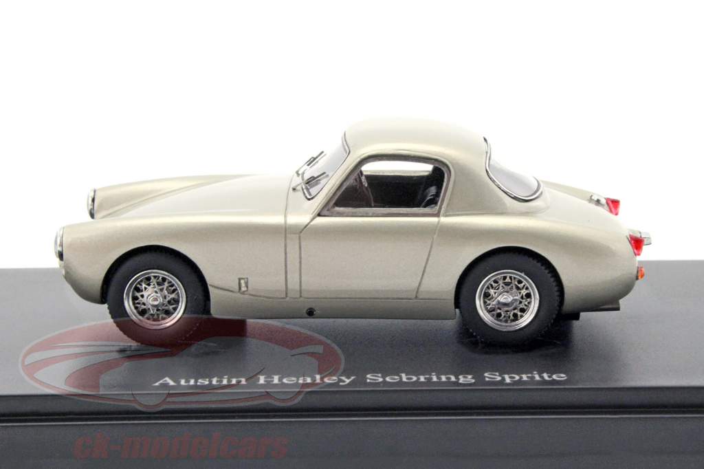 Austin Healey Sebring Sprite year 1960 silver 1:43 AutoCult