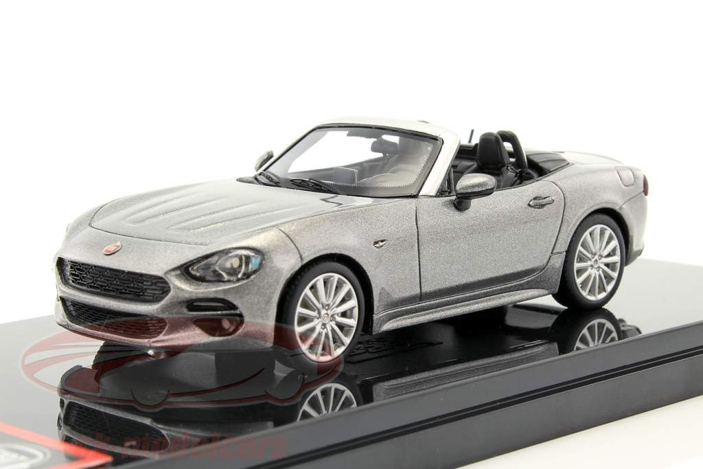 Fiat 124 Spider Convertible 银 金属的 1:43 BBR