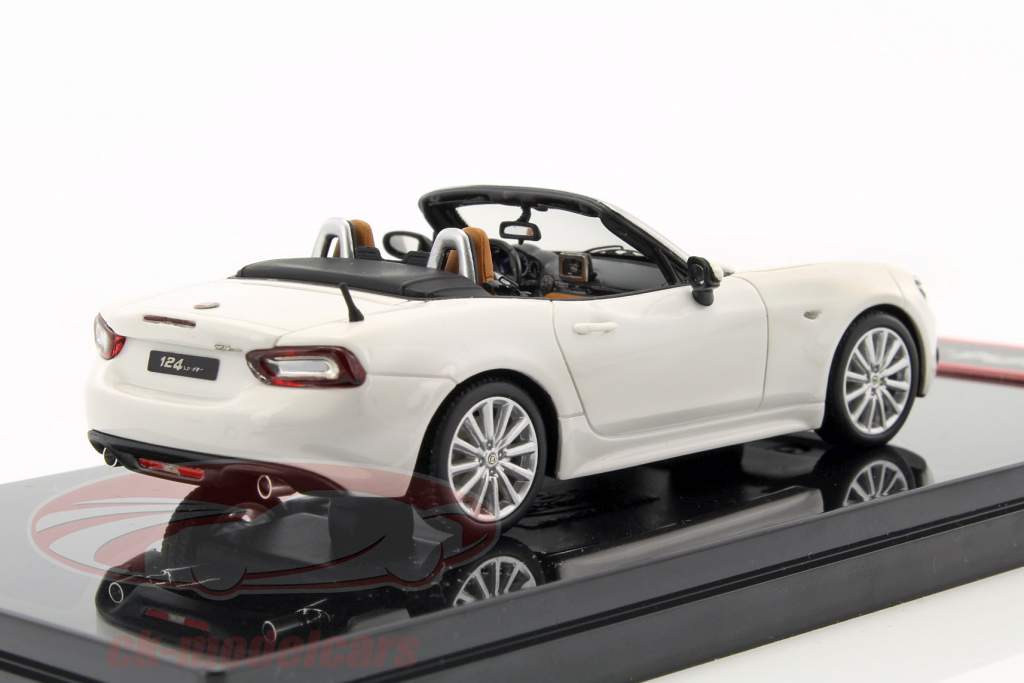 Fiat 124 Spider Convertible bianco 1:43 BBR