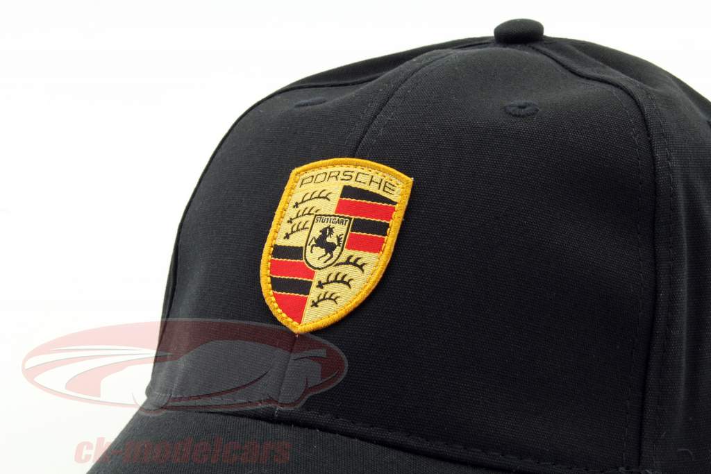 Porsche Cap våbenskjold sort