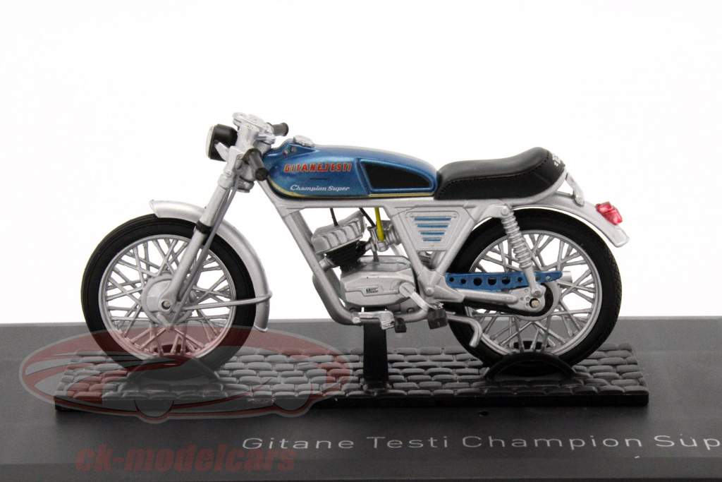 Gitane Testi campione eccellente anno 1973 argento / blu 1:18 Norev