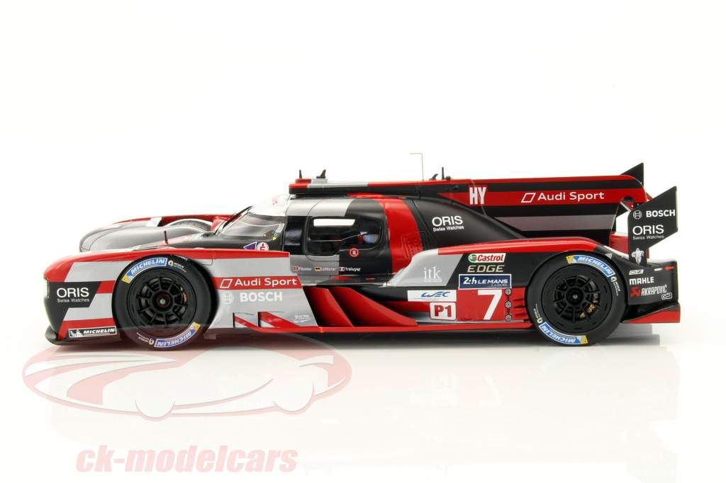 Audi R18 #7 4e 24h LeMans 2016 Lotterer, Fässler, Treluyer 1:18 Spark