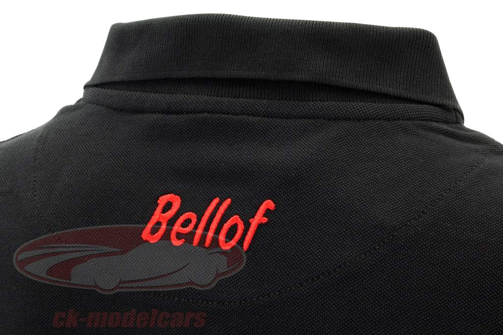 Stefan Bellof poloshirt hjelm Classic Line sort