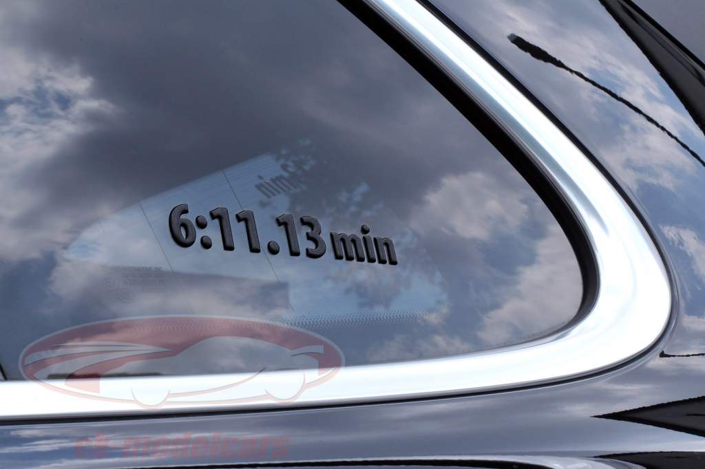 Stefan Bellof 3D sticker opnemen lap 6:11.13 min zwart 120 x 25 mm