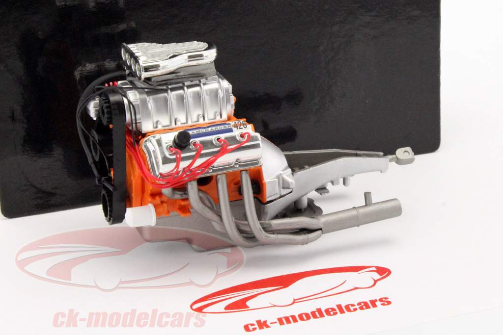 Blown Hemi Engine orange / silber 1:18 GMP