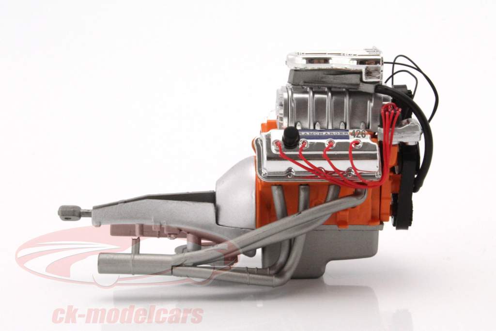 Blown Hemi Engine orange / silber 1:18 GMP