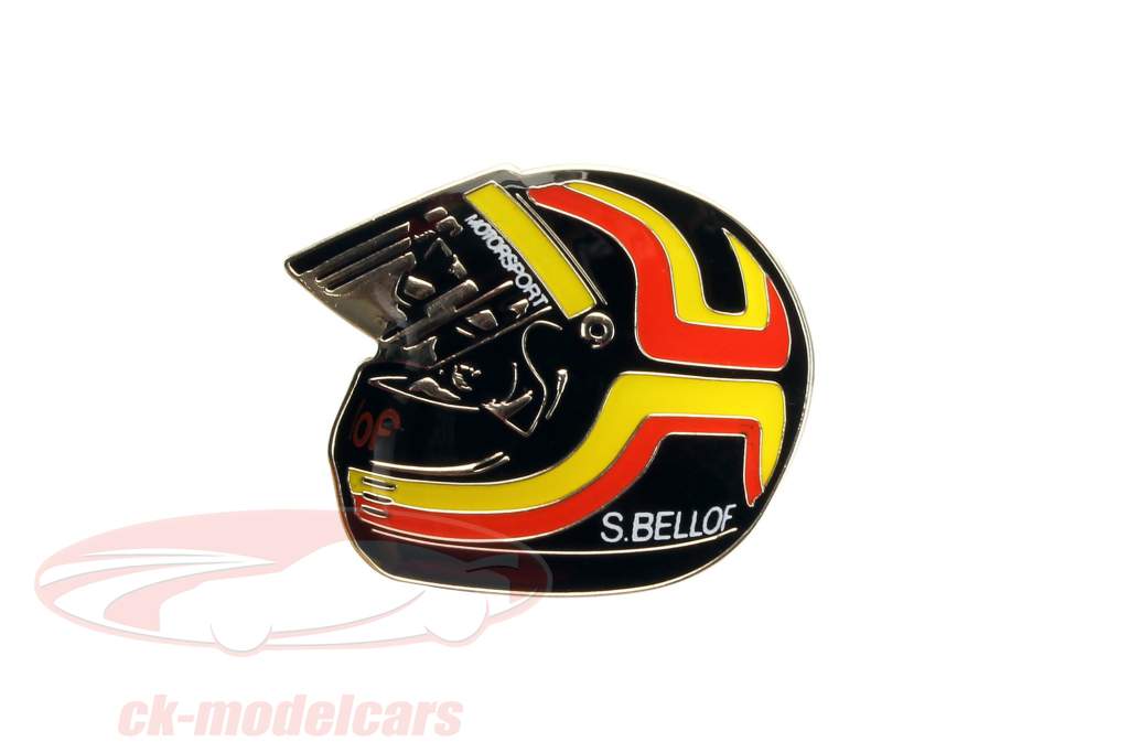 Stefan Bellof Pin casco rosso / giallo / nero