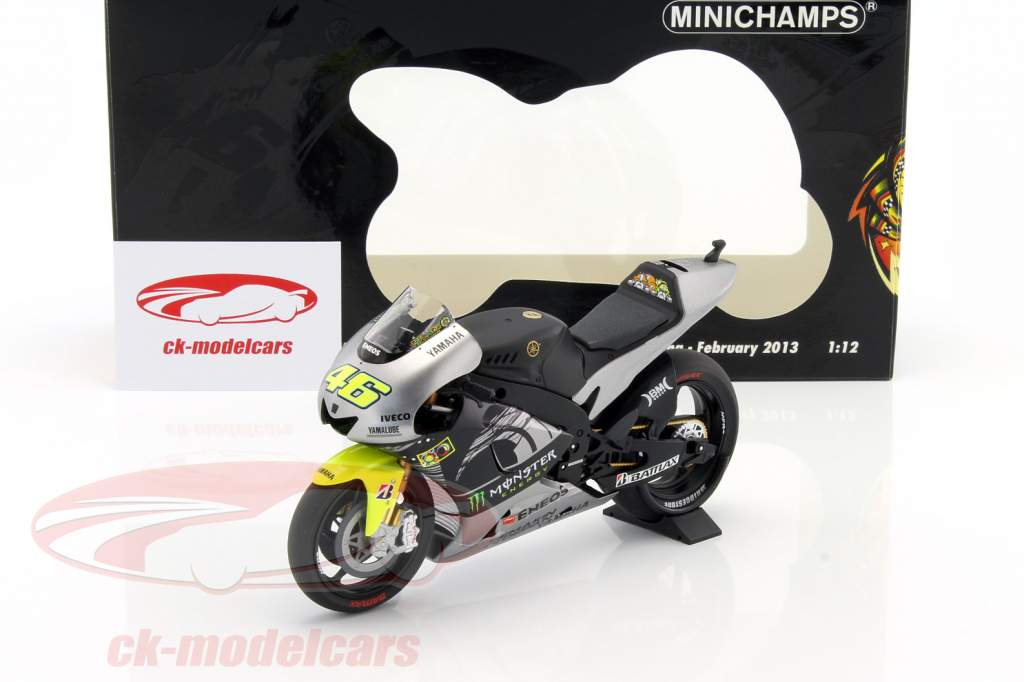 ミニチャンプス Yamaha YZR-M1 Valentino Rossi Minichamps 1:12 Valentino Rossi Yamaha YZR-M1 #46 Last Race
