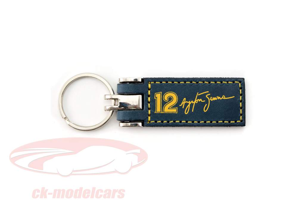 Ayrton Senna key Chain Monaco 1 overwinning 1987