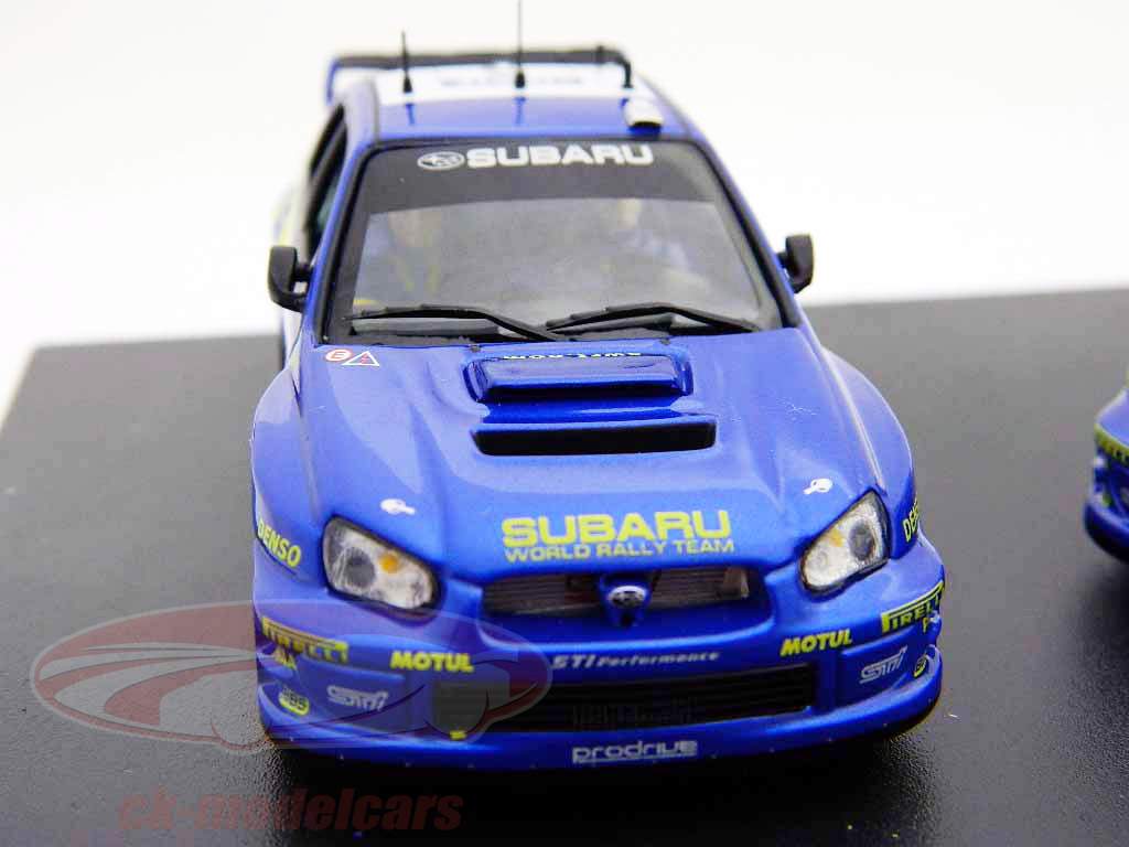 IXO MODELS製 スバル インプレッサ 2.0 WRX ミニカー 1/43 Ixo 1:43 スバルインプレッサWRX 2両セットスバルWRCギリシャ