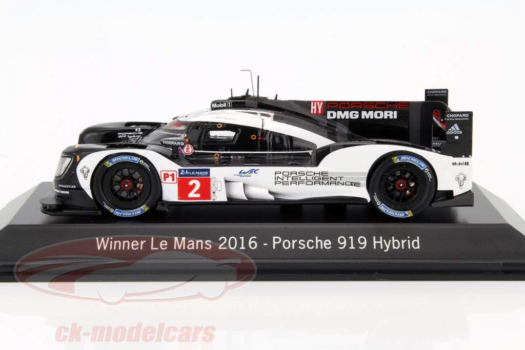 Porsche 919 Hybrid #2 vincitore 24h LeMans 2016 Lieb, Dumas, Jani 1:43 Spark