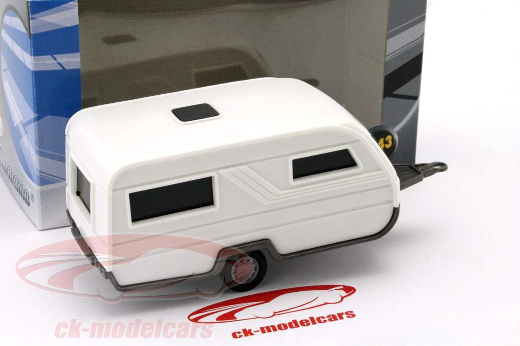 campingvogn Multipurpose år 1990 hvid 1:43 Cararama