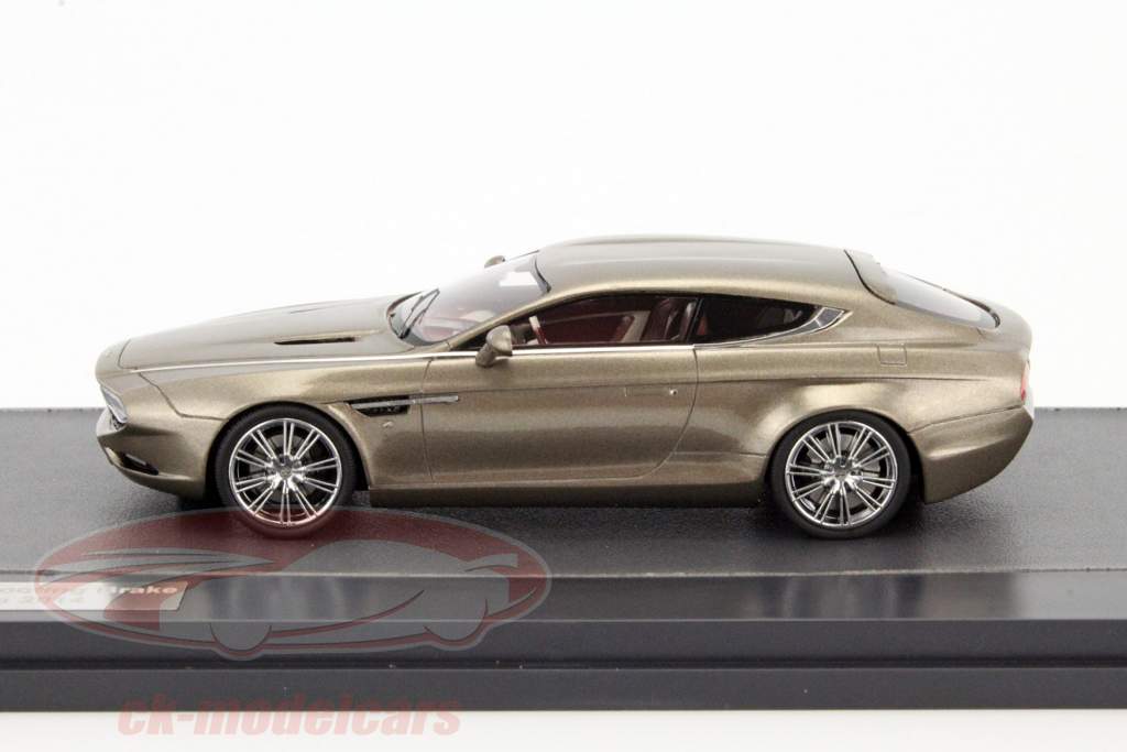 Aston Martin Virage Shooting Brake Centennial Zagato år 2014 brun metallisk 1:43 Matrix