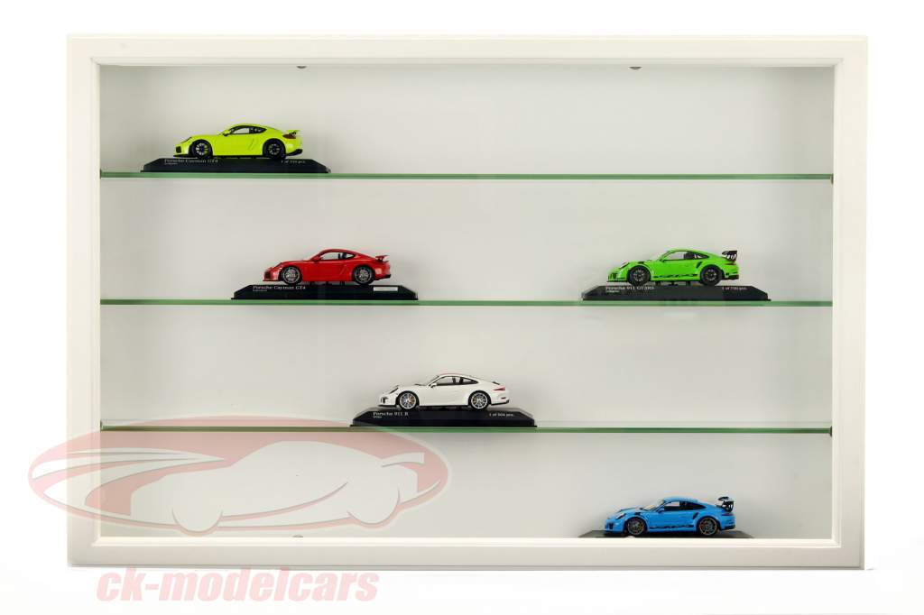 Wooden showcase Maxi 62 x 42 x 10 cm white SAFE