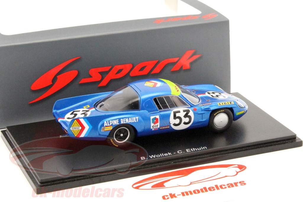 Alpine A210 #53 24h LeMans 1968 Wollek, Ethuin 1:43 Spark