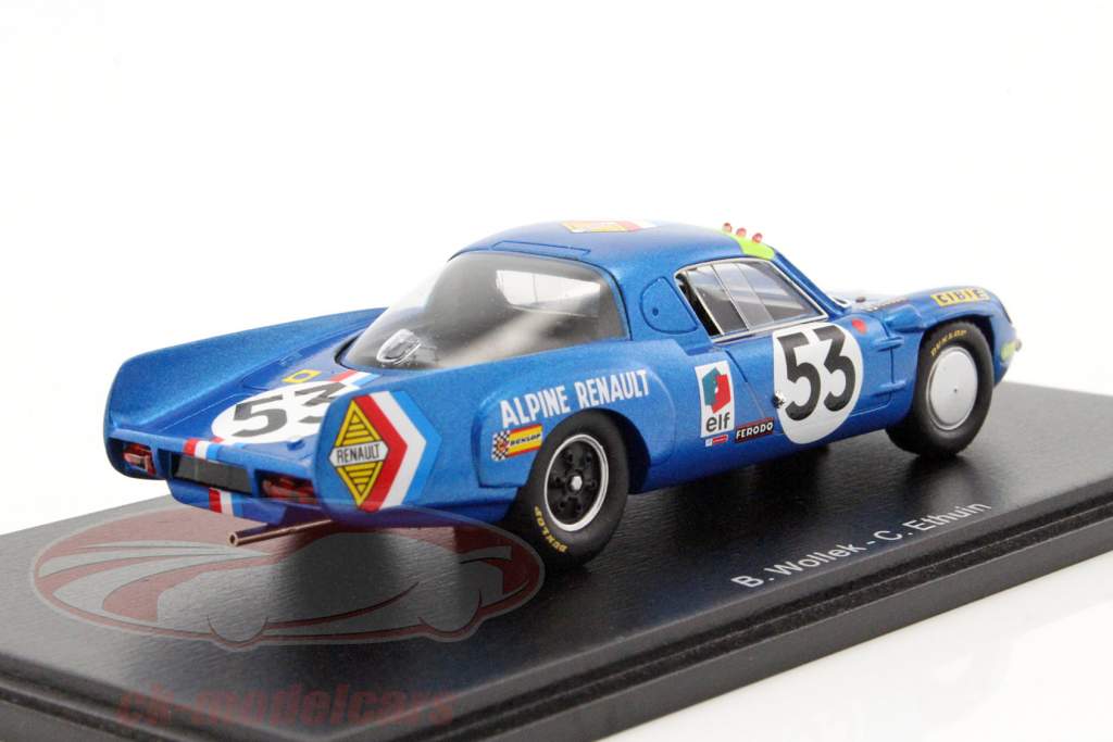 Alpine A210 #53 24h LeMans 1968 Wollek, Ethuin 1:43 Spark