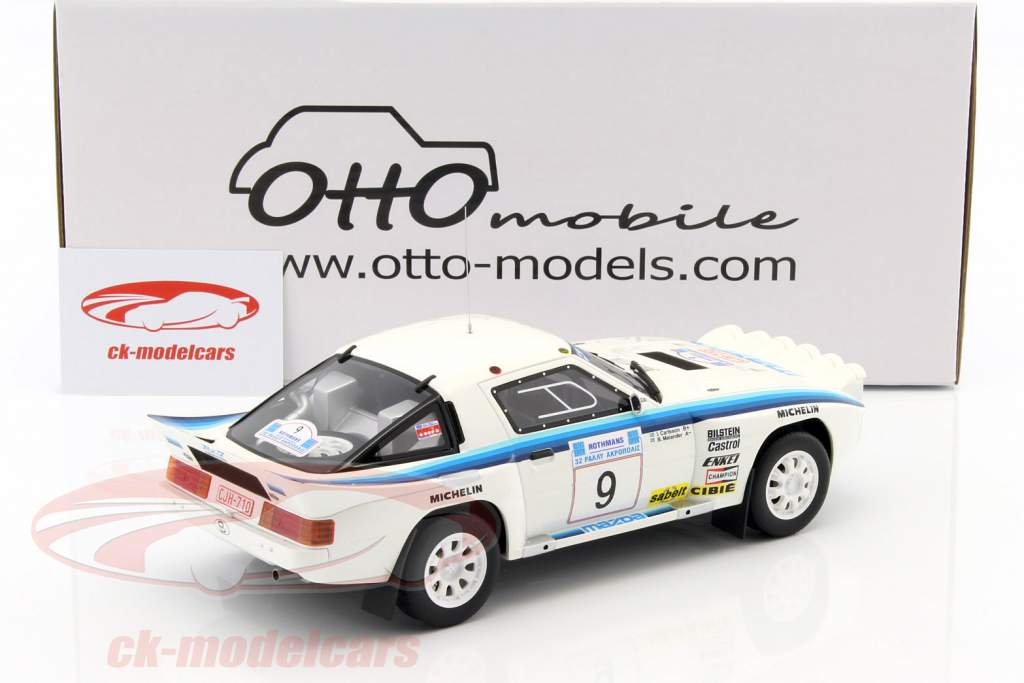 Ottomobile 1:18 Mazda RX-7 Groupe B #9 3rd Rally Acropolis