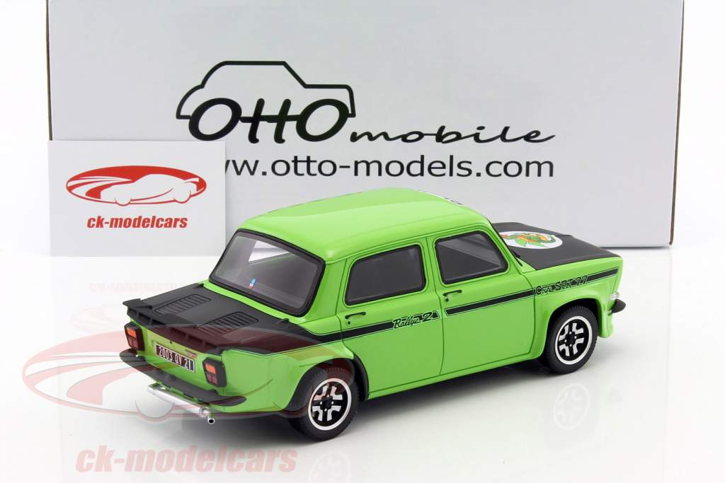 Simca 1000 Rallye 2 SRT Год постройки 1977 зеленый / черный 1:18 OttOmobile