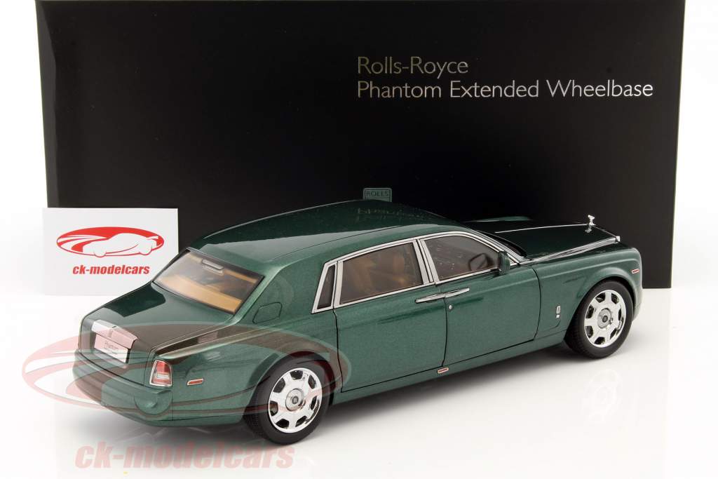 Rolls Royce Phantom EWB bouwjaar 2012 groente 1:18 Kyosho