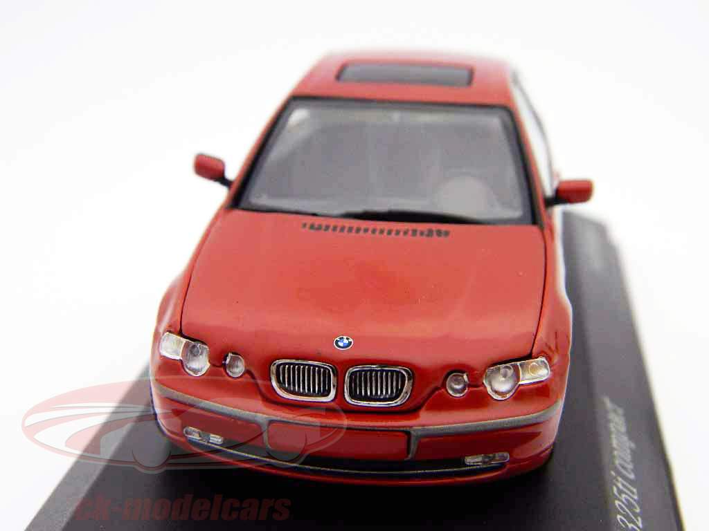 BMW 325ti compact (E46) Bj. 2000 lightred 1:43 Minichamps