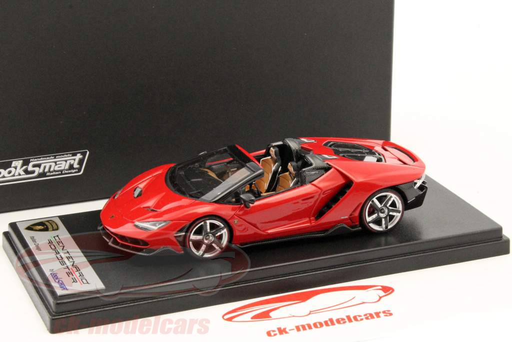 Lamborghini Centenario Roadster vermelho 1:43 LookSmart