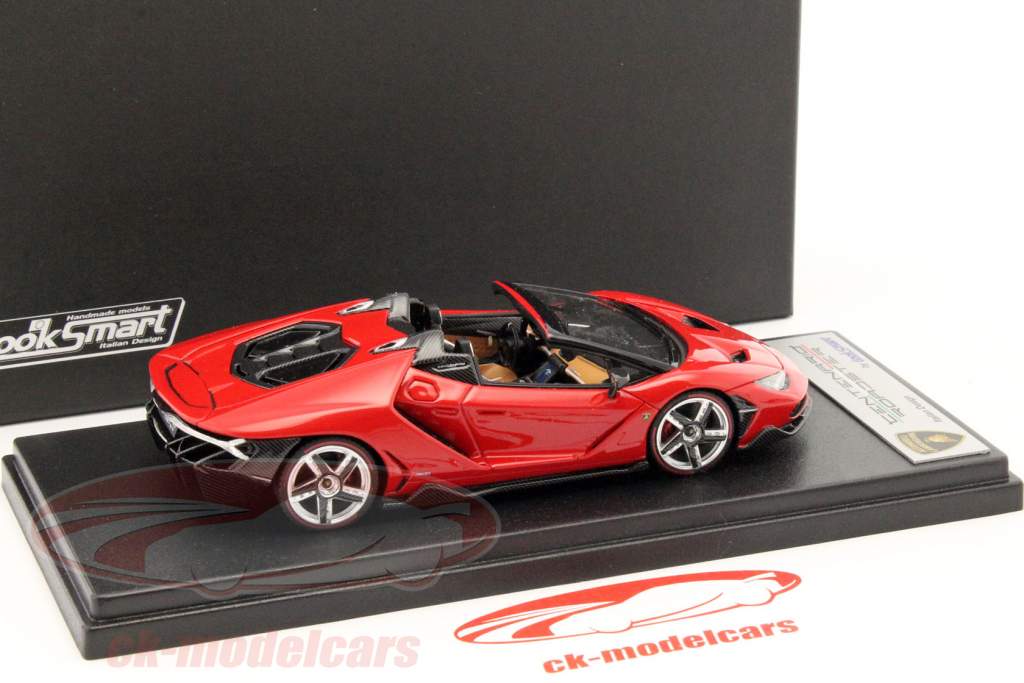 Lamborghini Centenario Roadster rød 1:43 LookSmart