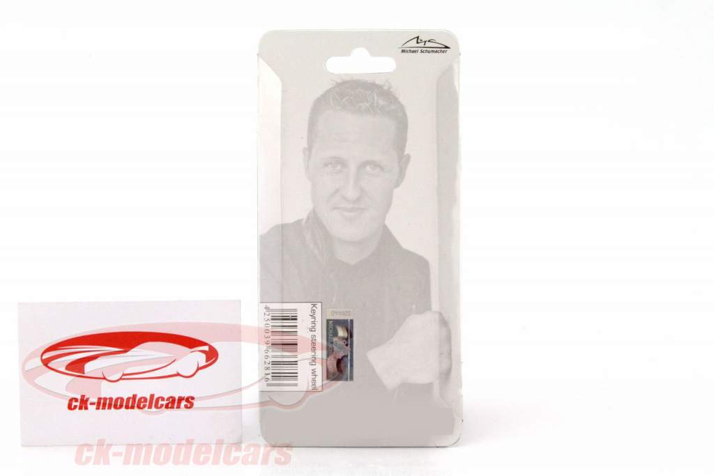 Michael Schumacher key chain steering wheel silver
