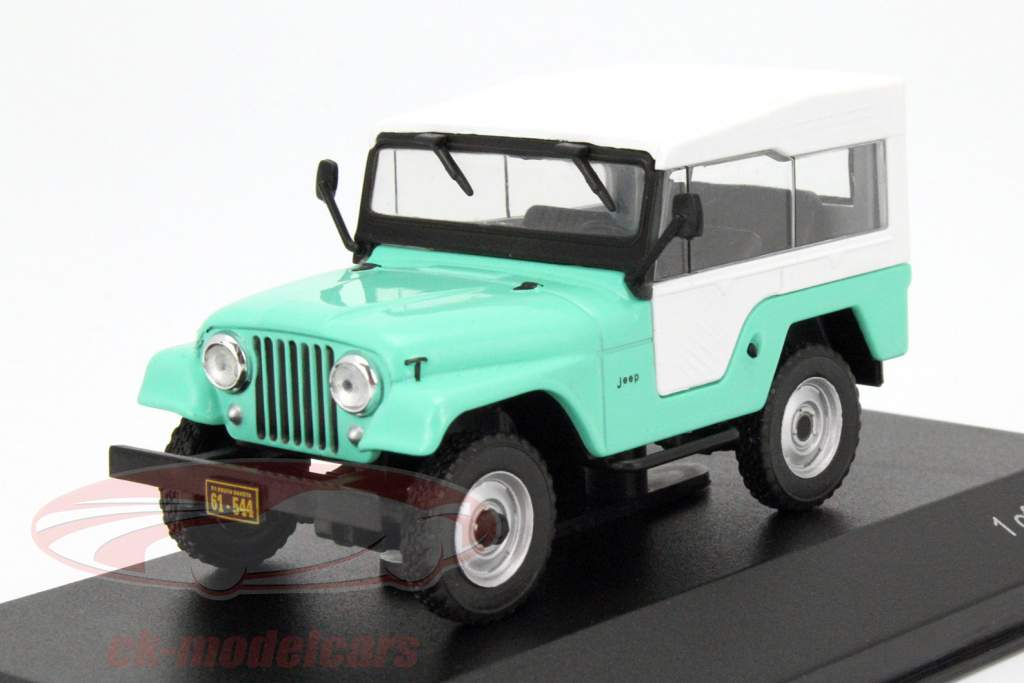 Jeep Cj-5 année de construction 1963 chaux / blanc 1:43 WhiteBox